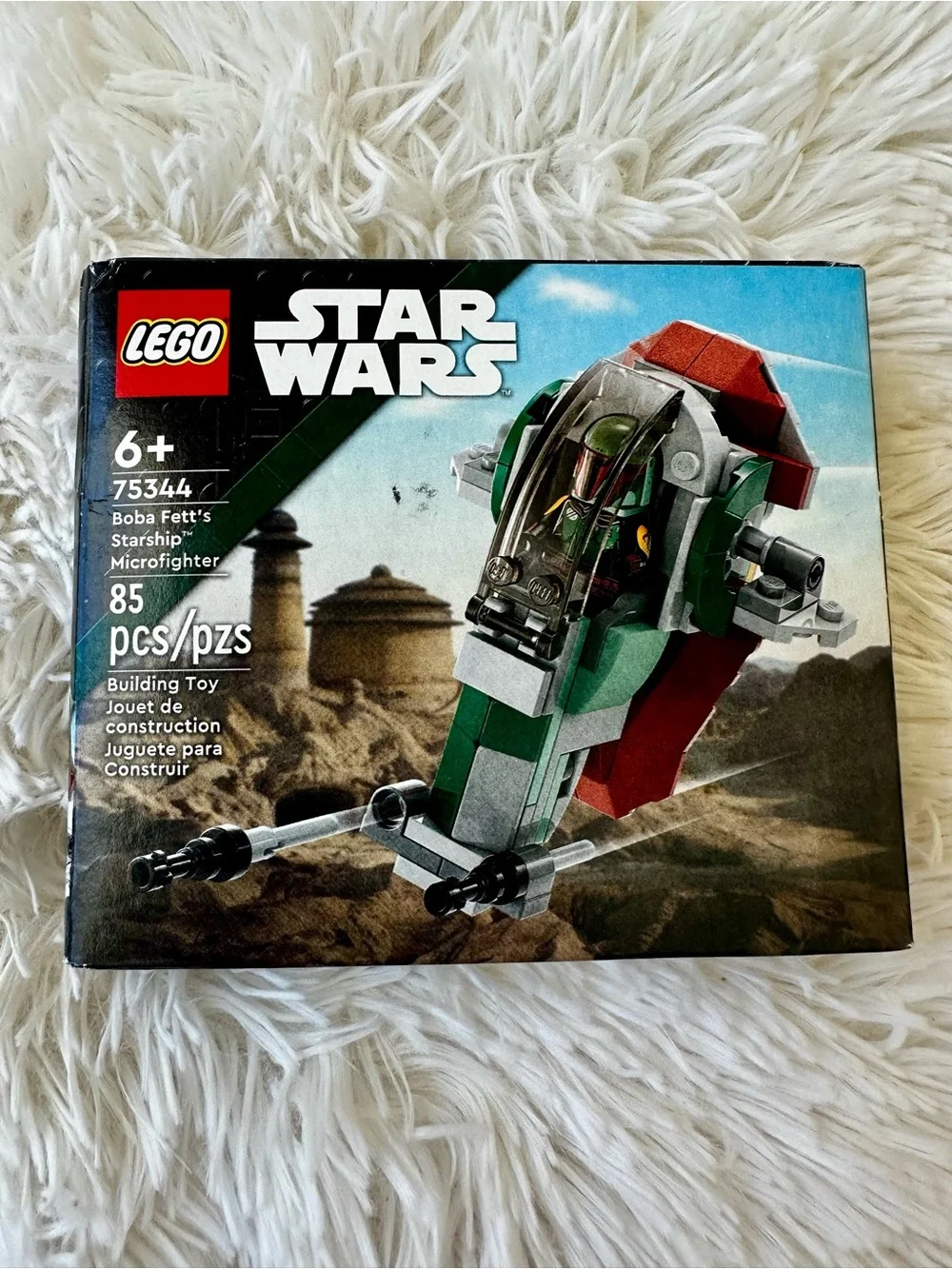 LEGO Star Wars 75344 Boba Fett's Starship Microfighter Sealed 85 Pieces New